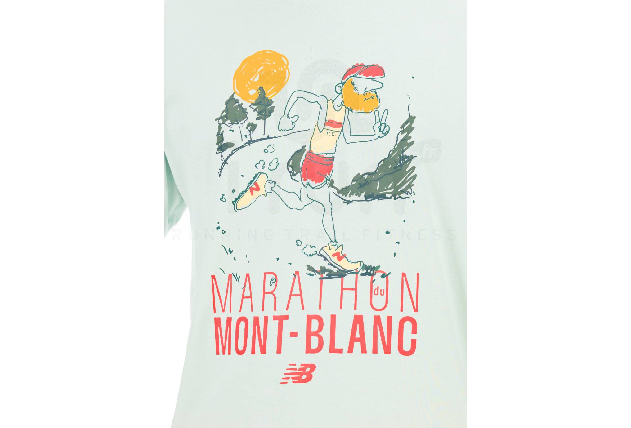 New Balance camiseta manga corta Marathon du Mont-Blanc