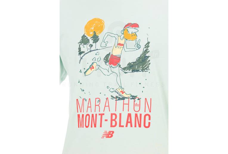 New Balance camiseta manga corta Marathon du Mont-Blanc