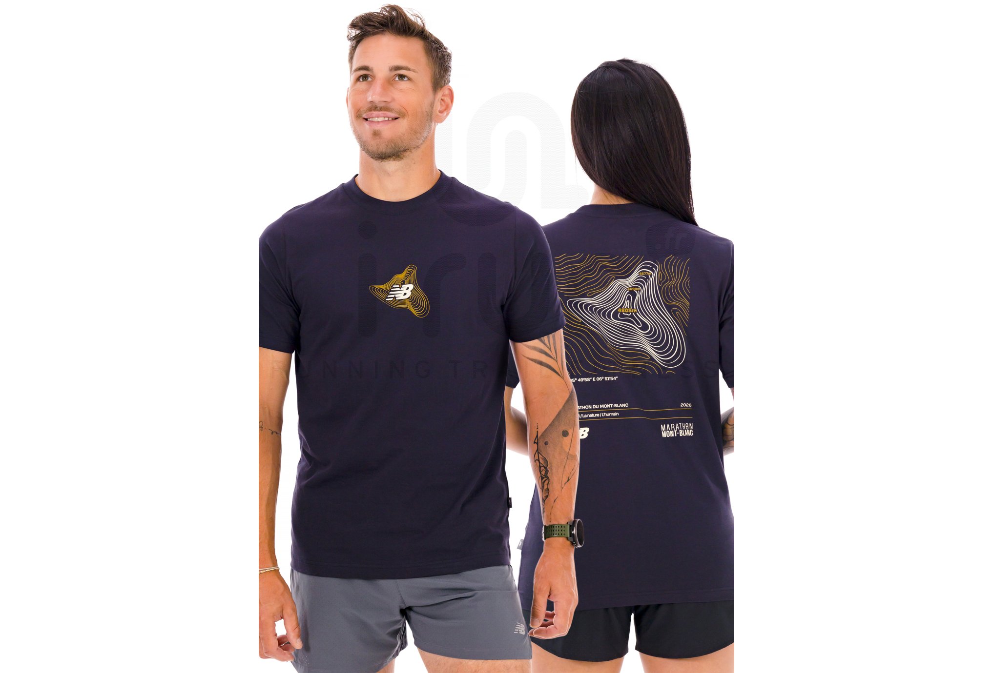 New Balance camiseta manga corta Marathon du Mont-Blanc Graphic