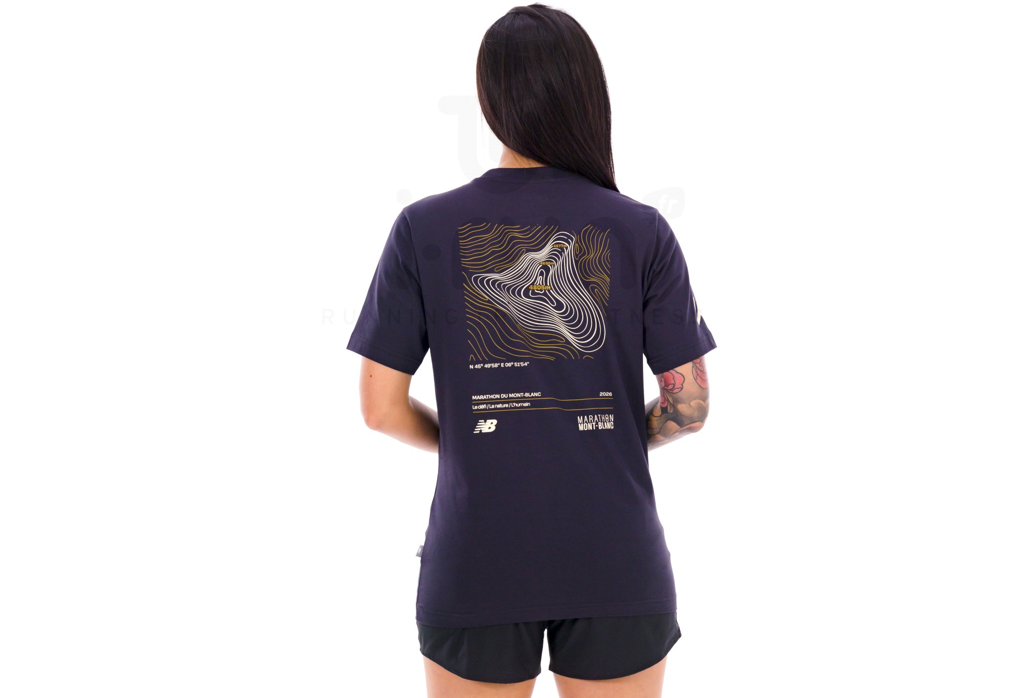 New Balance camiseta manga corta Marathon du Mont-Blanc Graphic