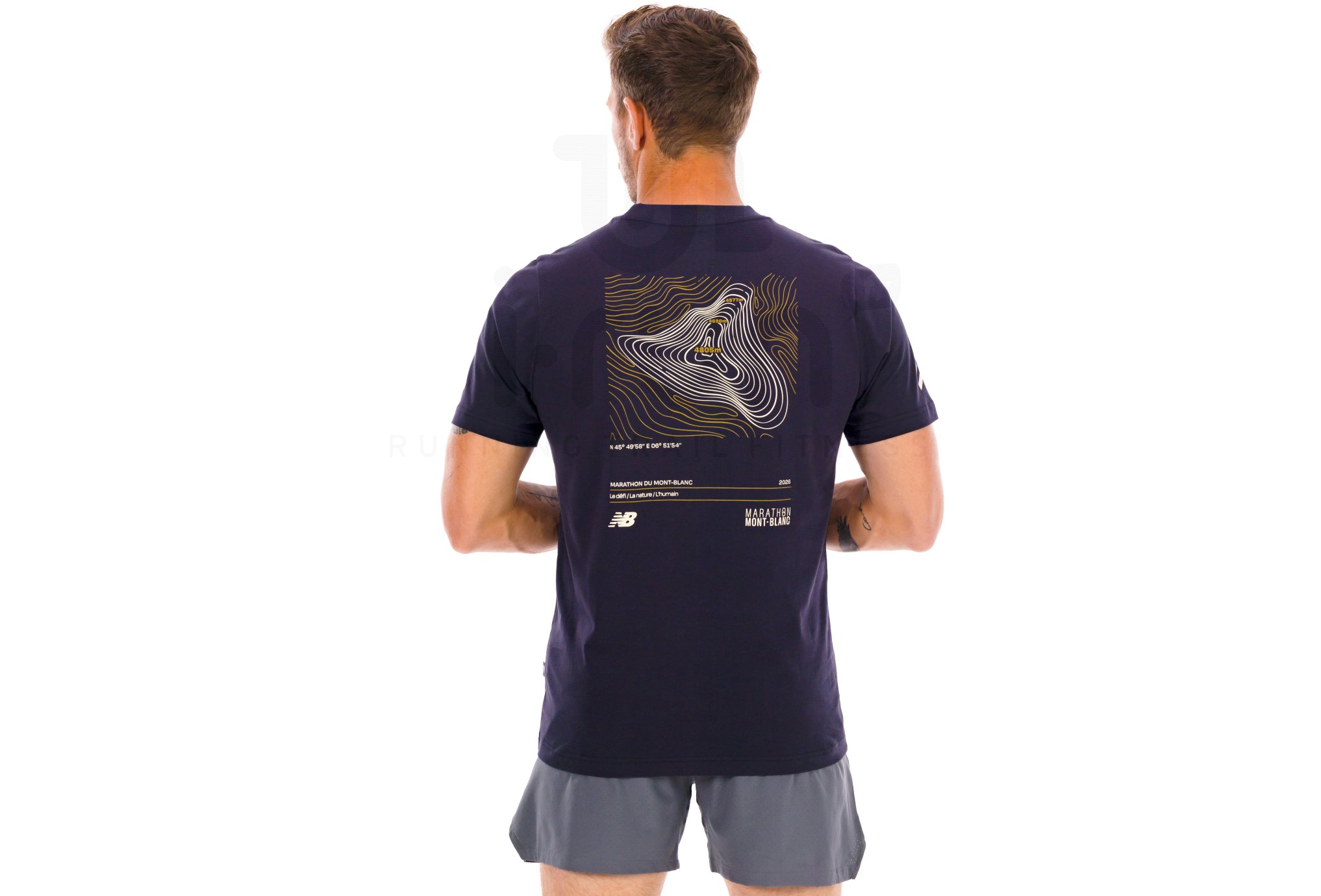 New Balance camiseta manga corta Marathon du Mont-Blanc Graphic