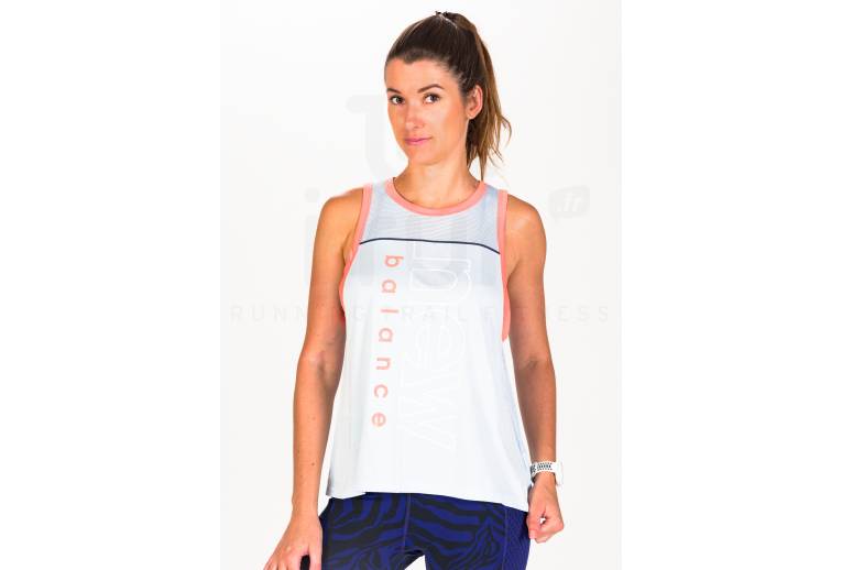 New Balance camiseta de tirantes Printed Fast Flight