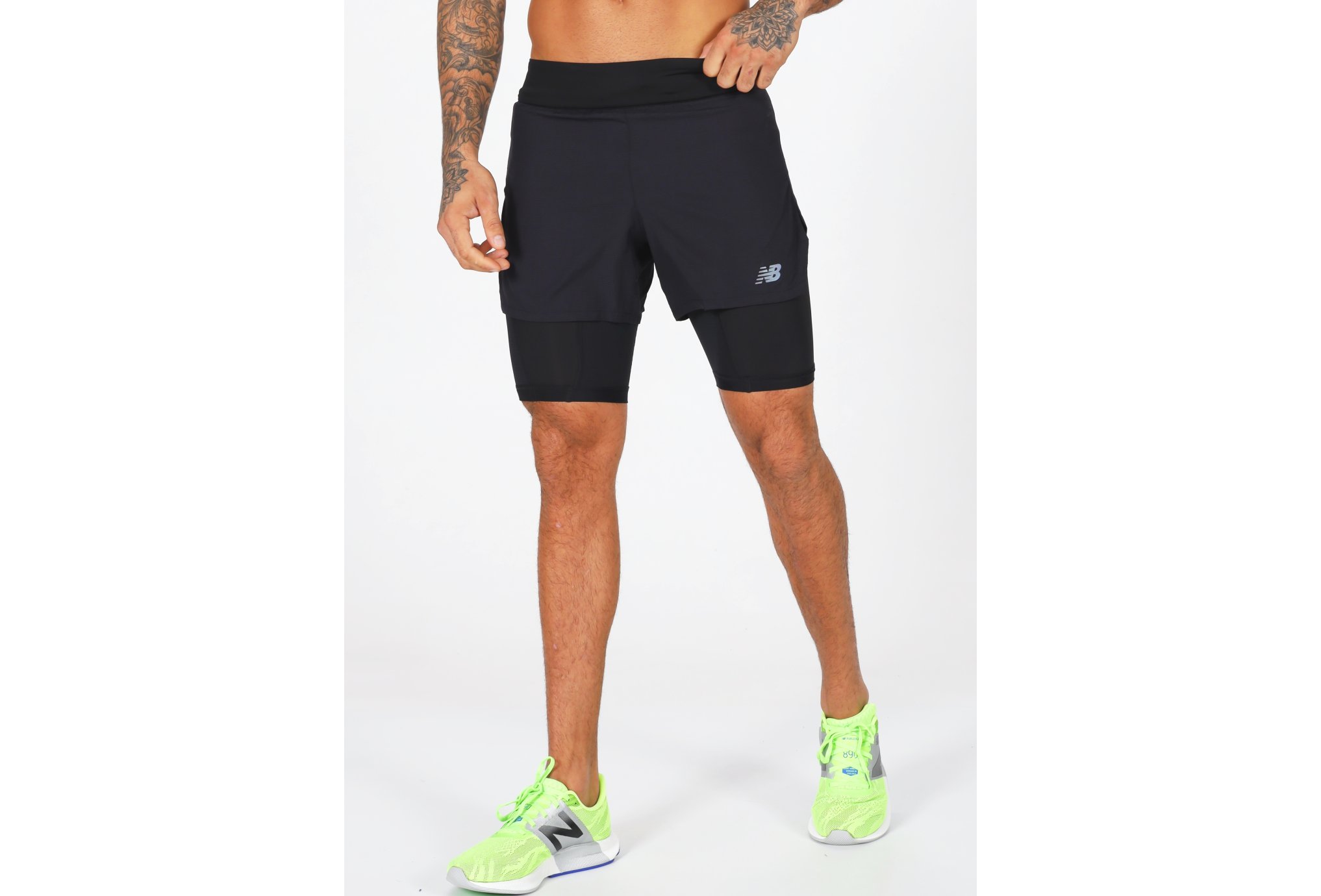 New Balance pantal�n corto Q Speed 2 en 1