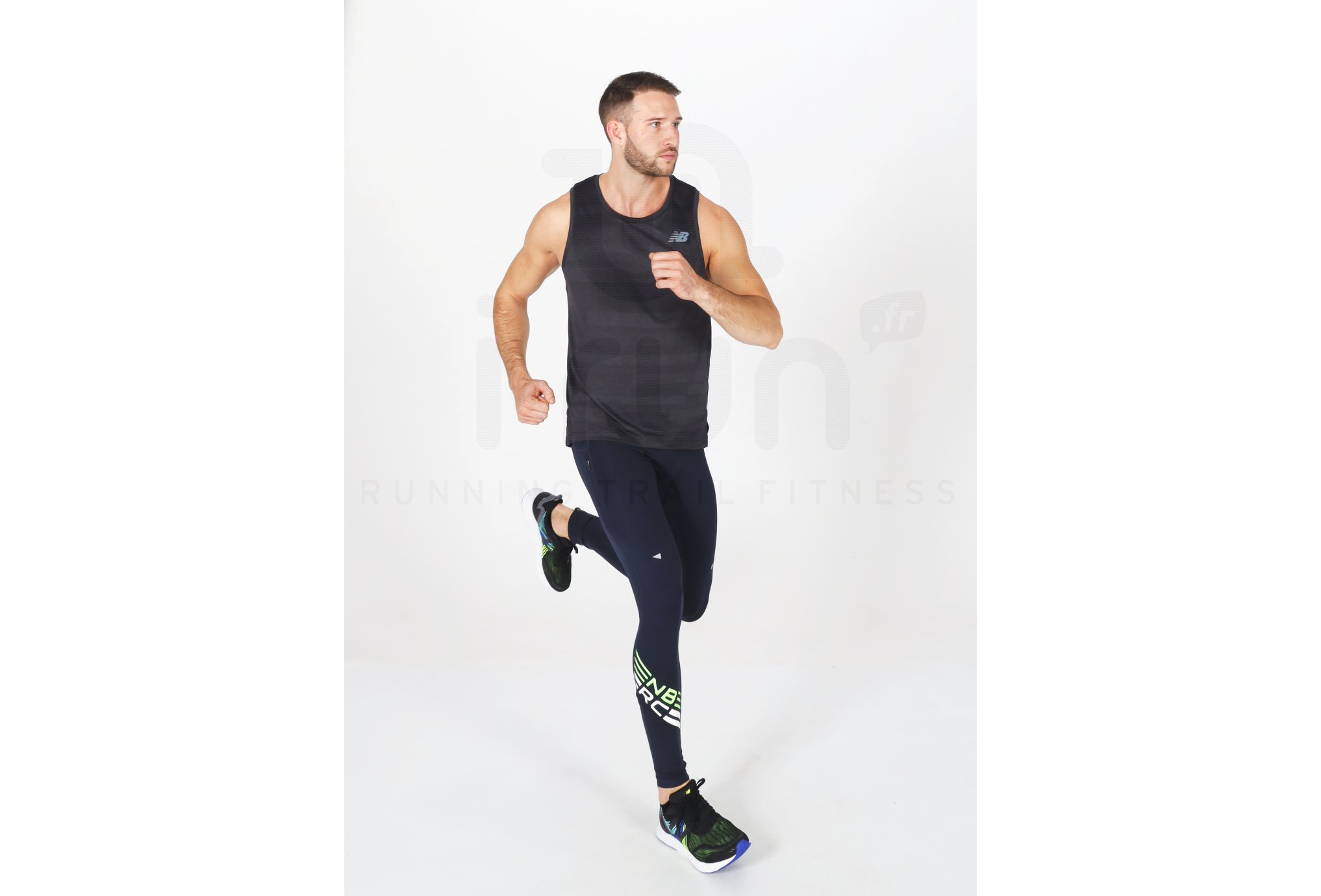 New Balance camiseta de tirantes Q Speed Fuel Jacquard