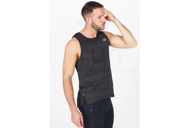 New Balance camiseta de tirantes Q Speed Fuel Jacquard