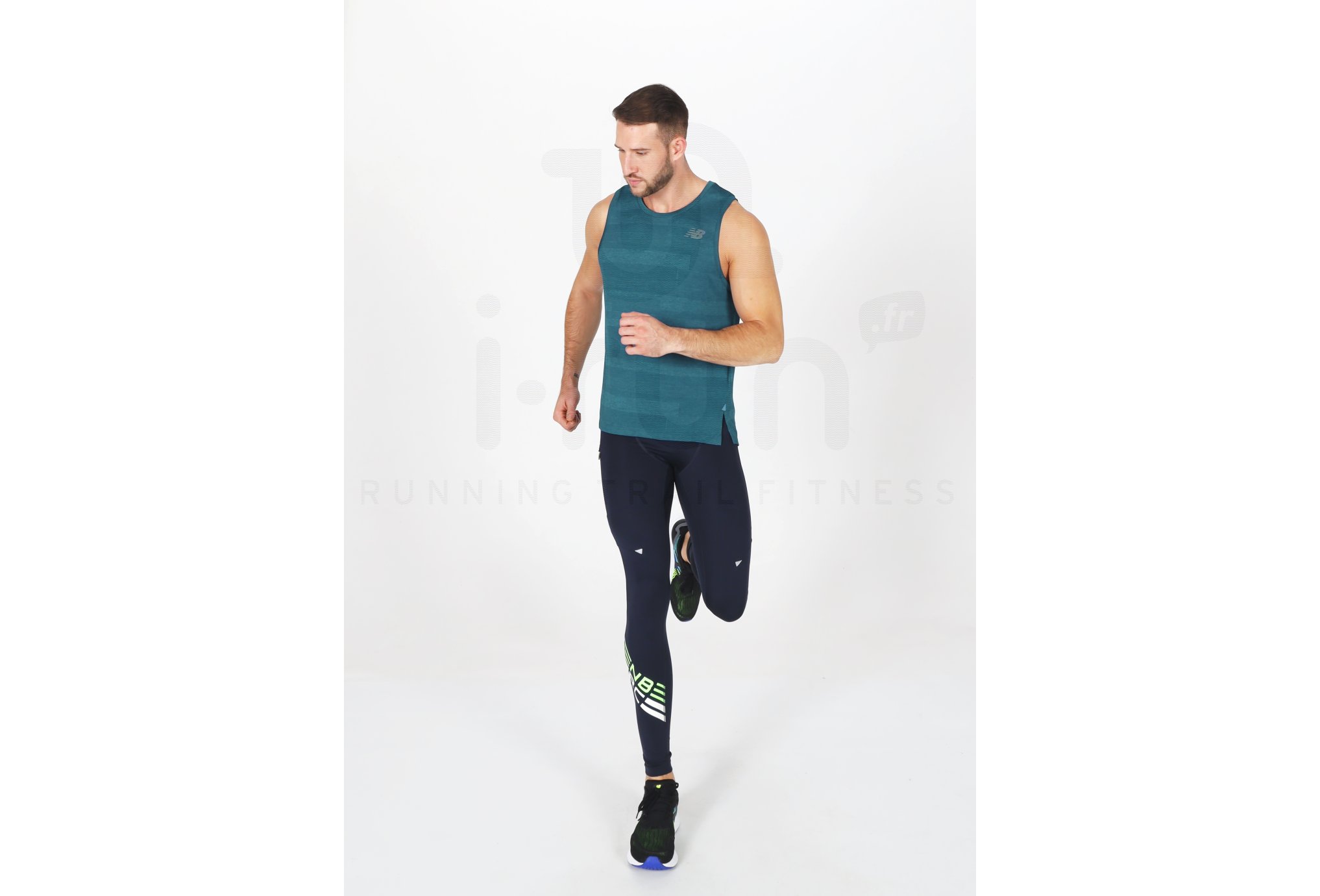 New Balance camiseta de tirantes Q Speed Fuel Jacquard