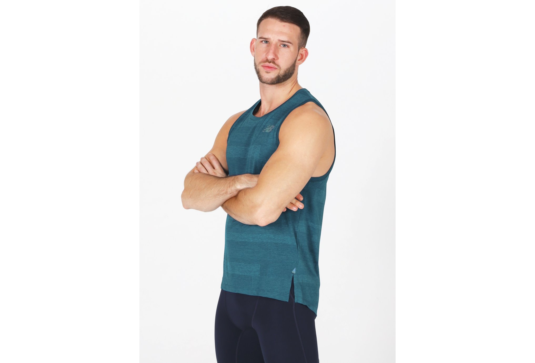 New Balance camiseta de tirantes Q Speed Fuel Jacquard