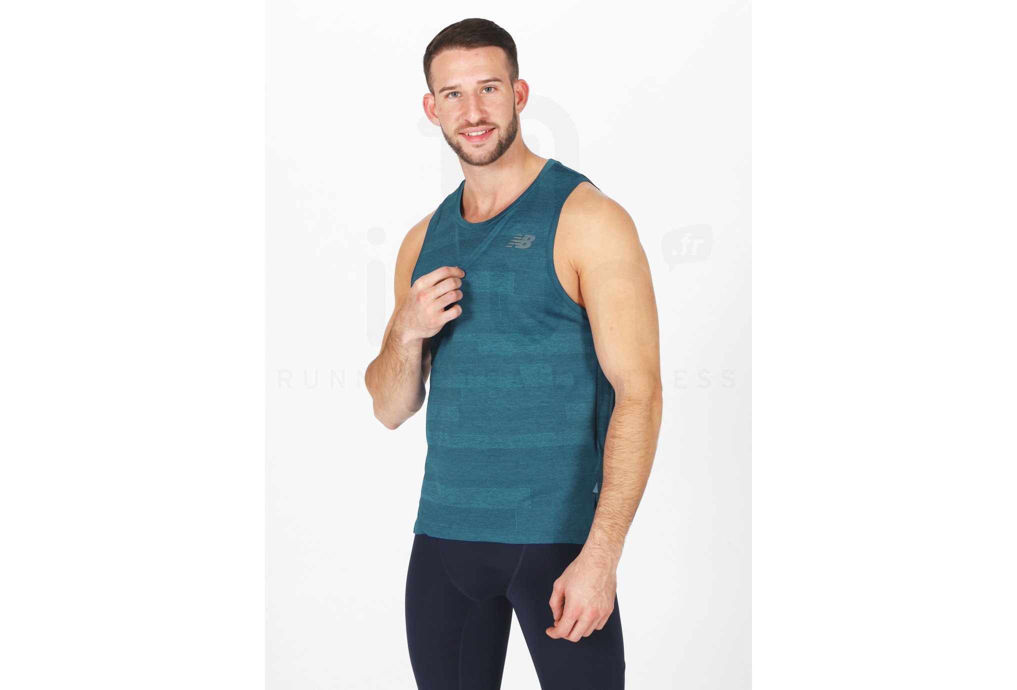 New Balance camiseta de tirantes Q Speed Fuel Jacquard