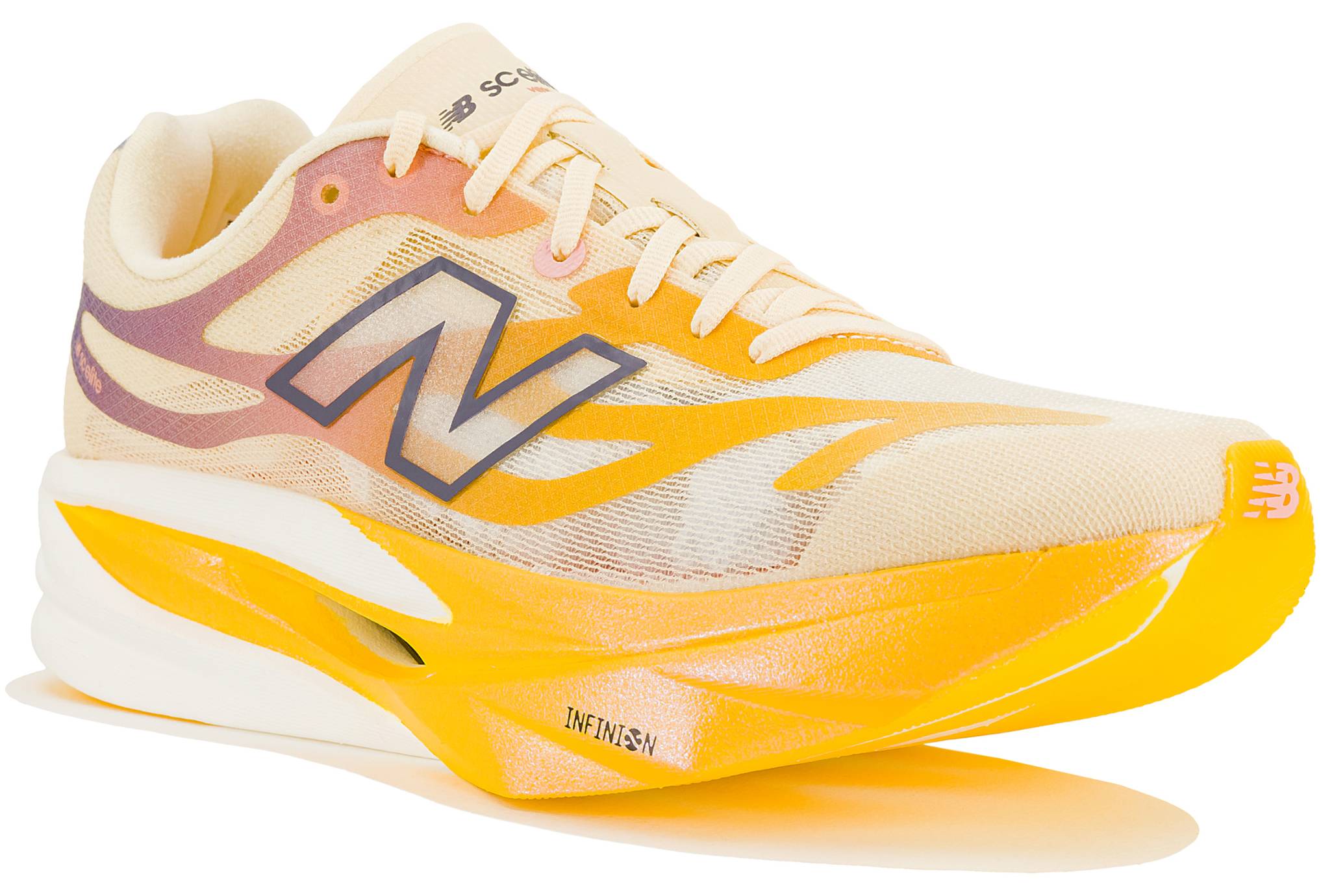 New Balance SuperComp Elite V6 Orange Rose Femme chaussure New Balance SuperComp Elite V6