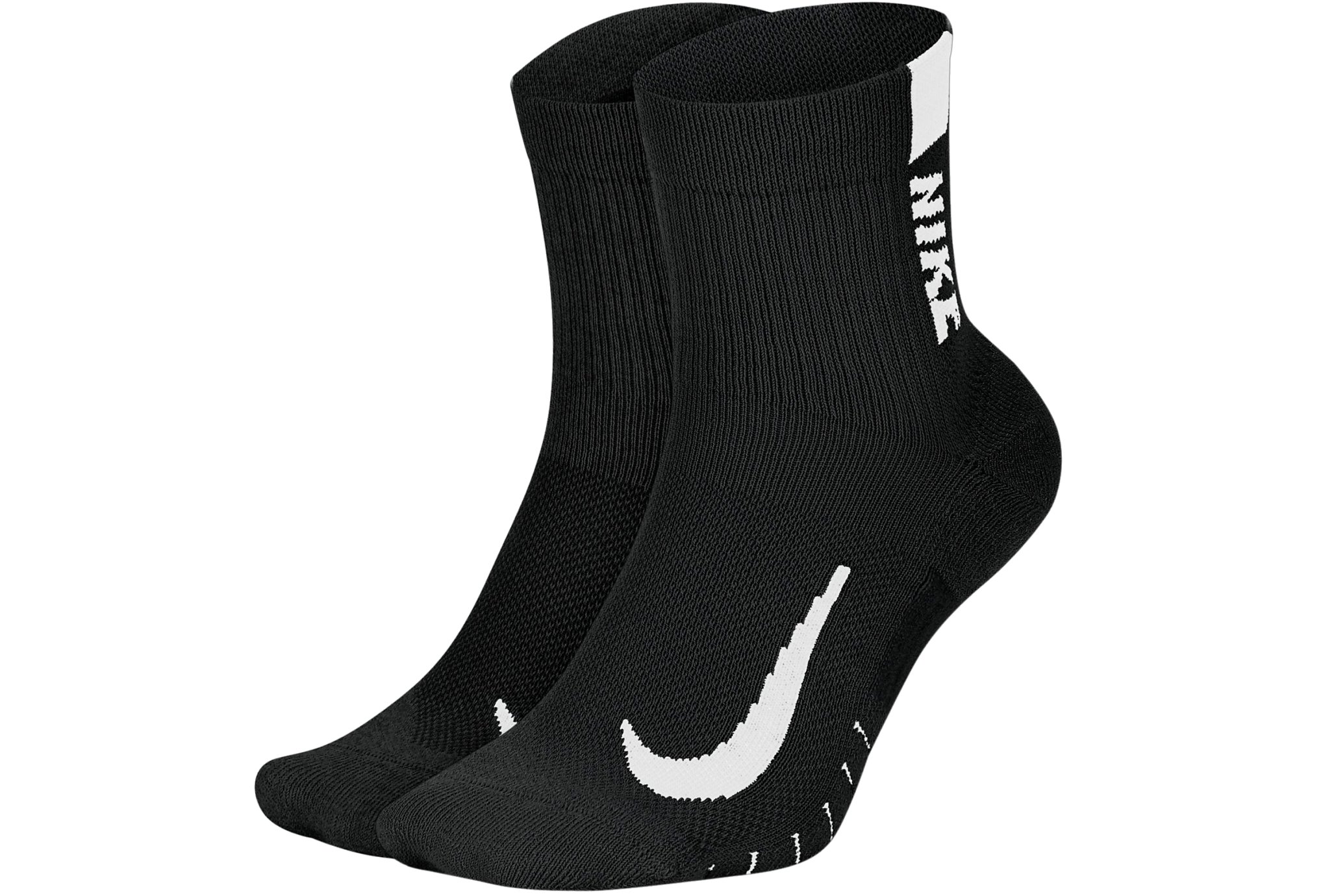 Chaussette Nike 2 paires Multiplier Ankle - Noir - unisex (Homme/Femme) - taille M