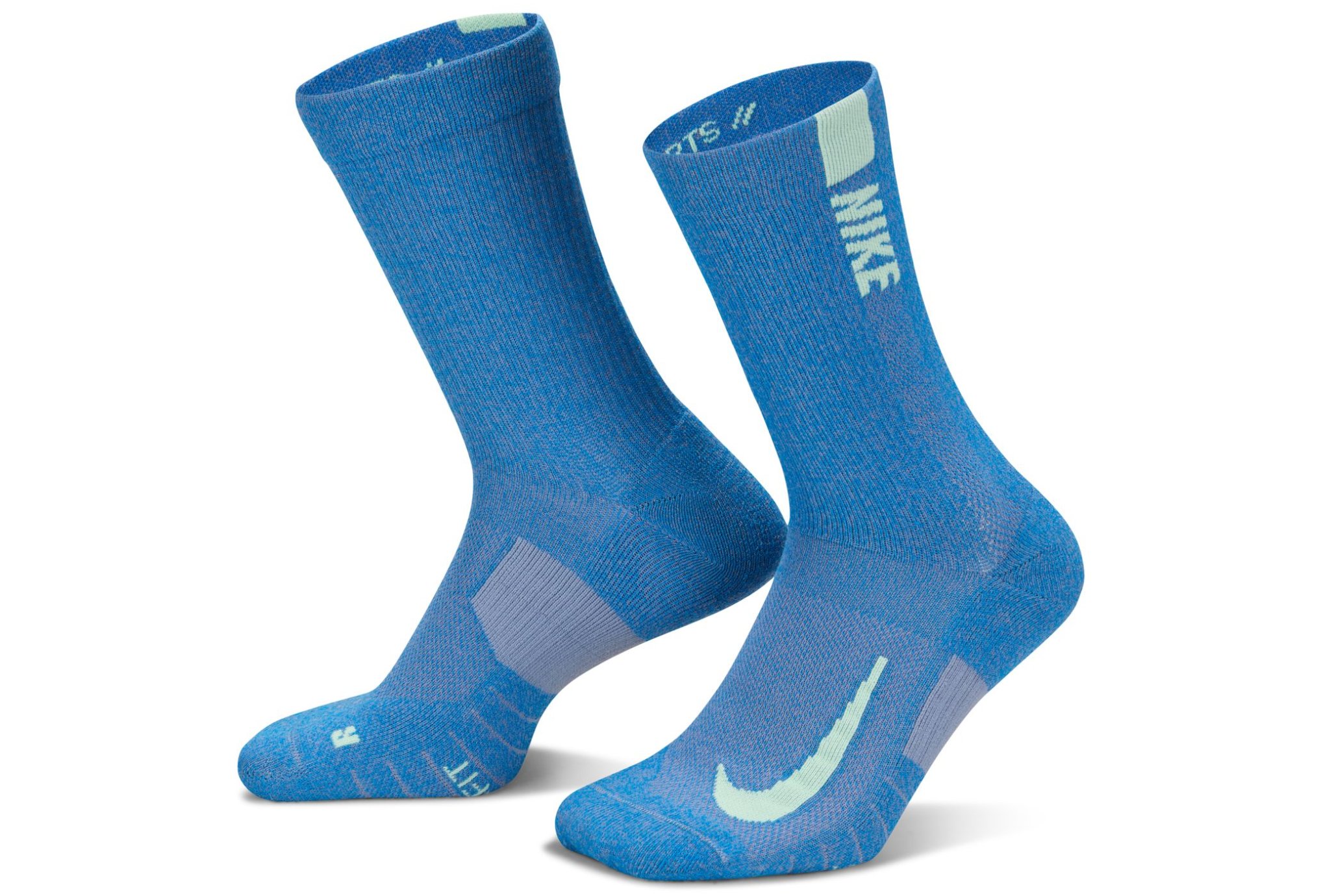Nike 2 paires Multiplier Crew Chaussettes