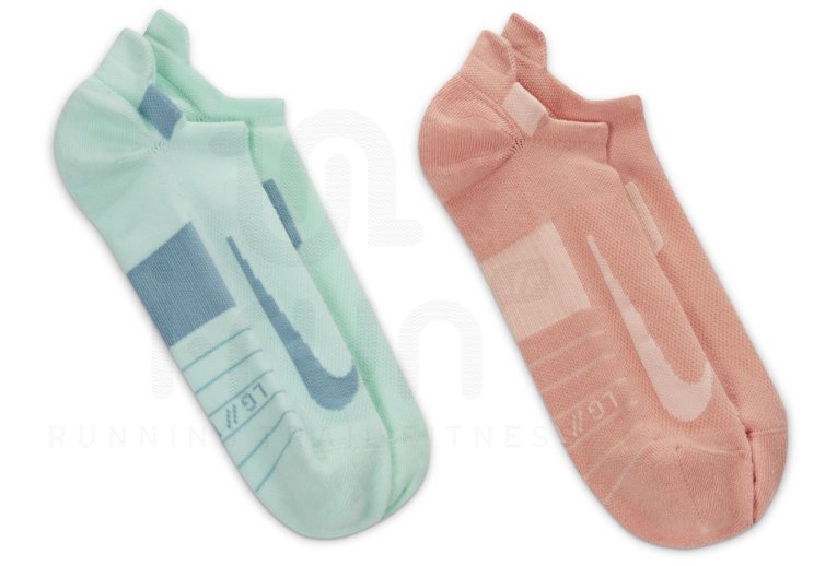 Nike 2 paires Multiplier No-Show 