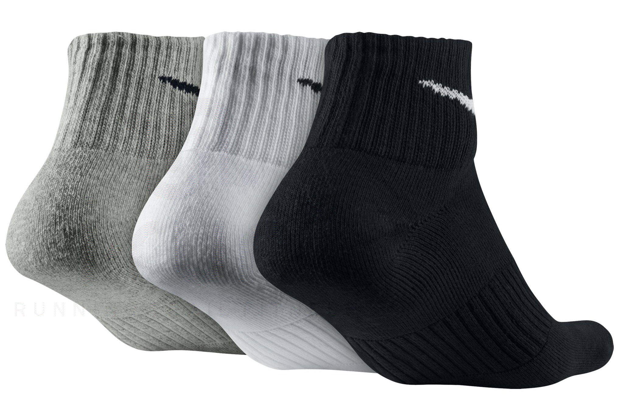 Nike 3 pares de calcetines Cushion Quarter