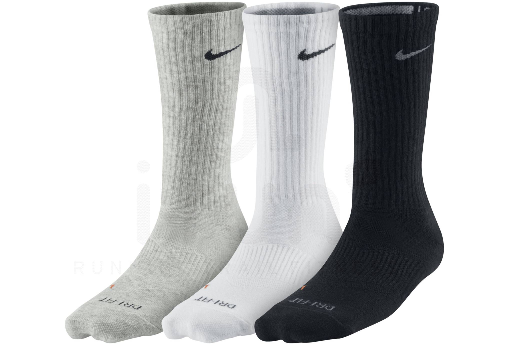 Nike 3 pares Dri-Fit Lightweight Crew