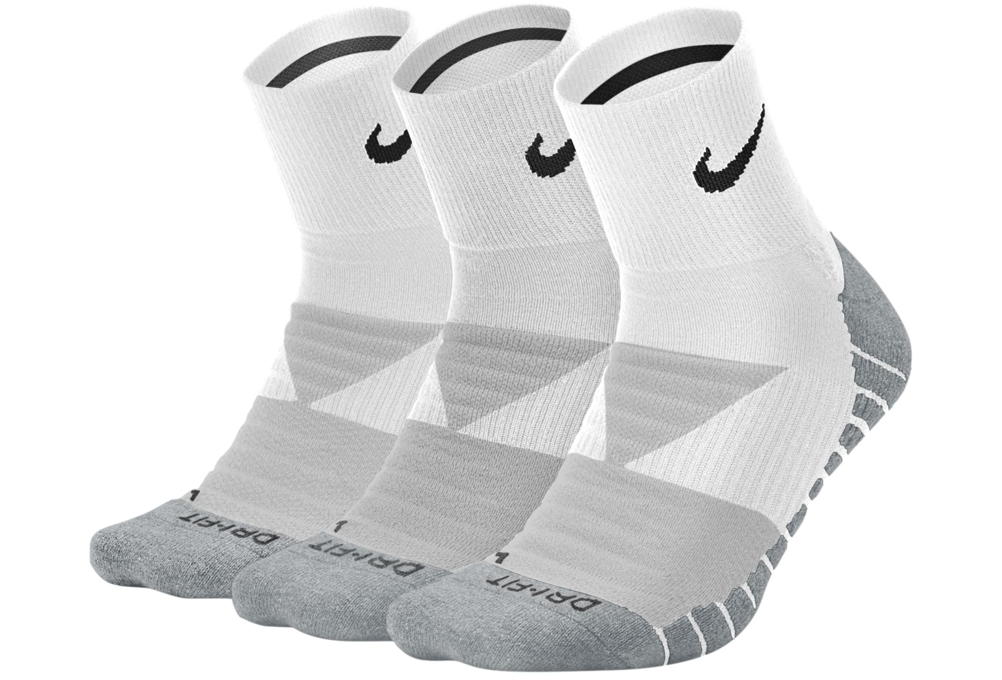 Nike 3 paires Dry Cushion Quarter