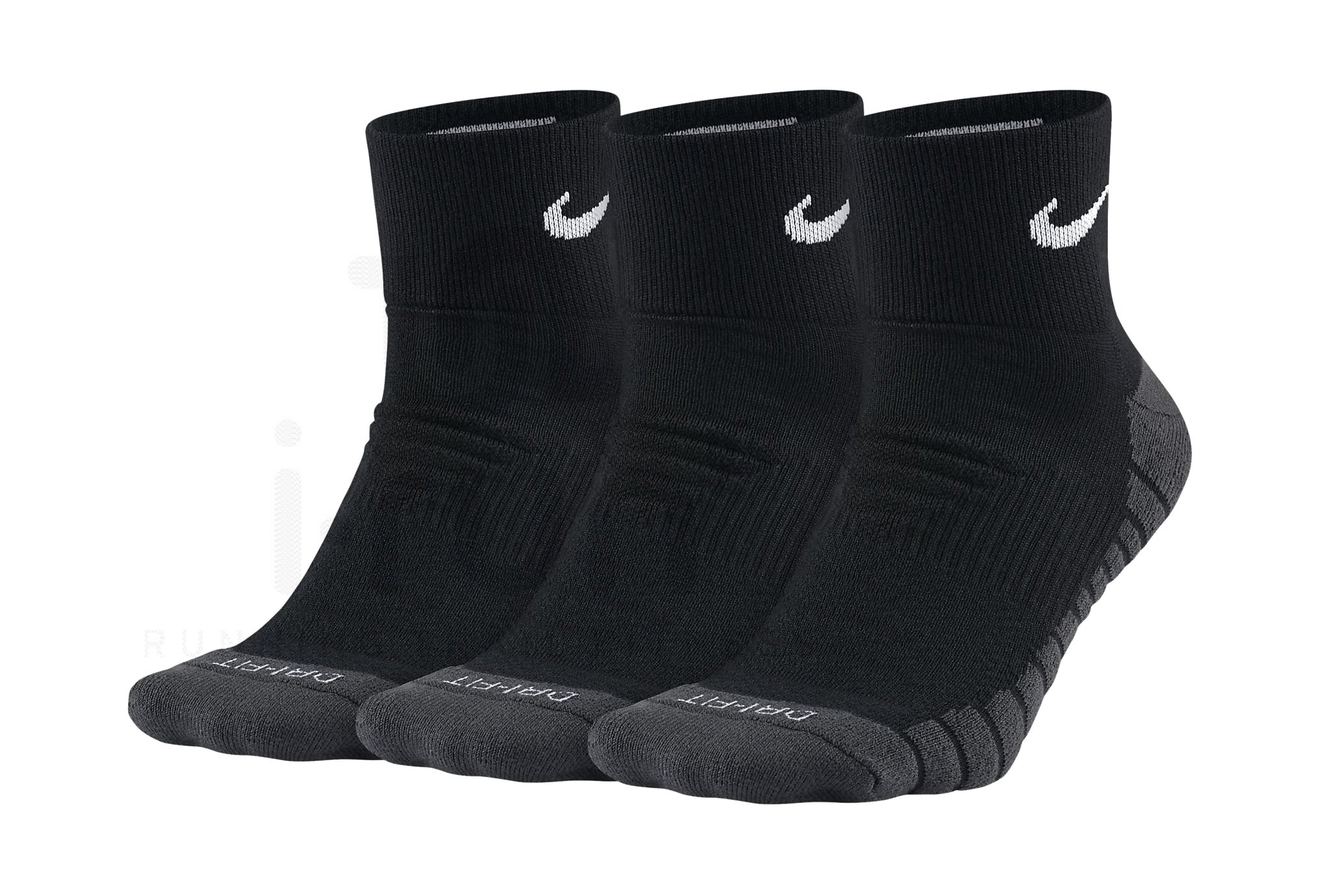 Nike 3 paires Dry Cushion Quarter