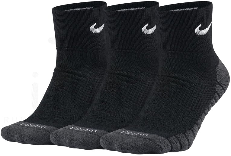 Nike 3 paires Dry Cushion Quarter