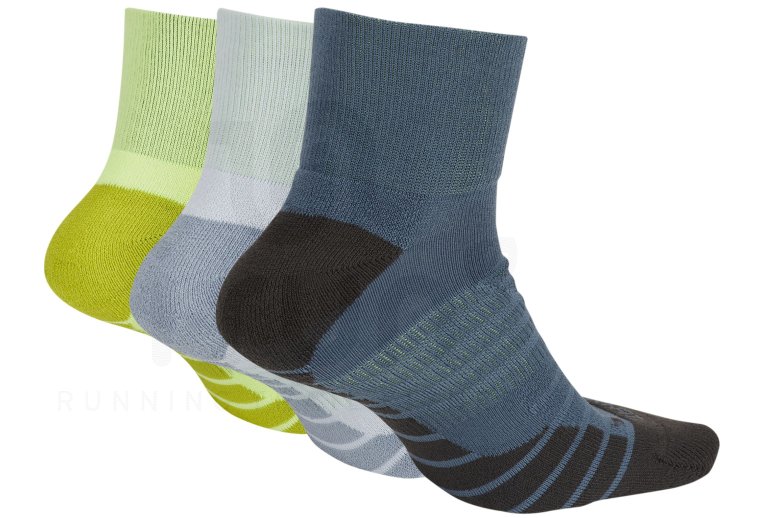 Nike 3 paires Dry Cushion Quarter 