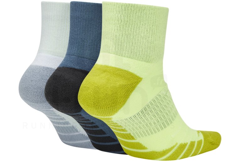 Nike 3 paires Dry Cushion Quarter 