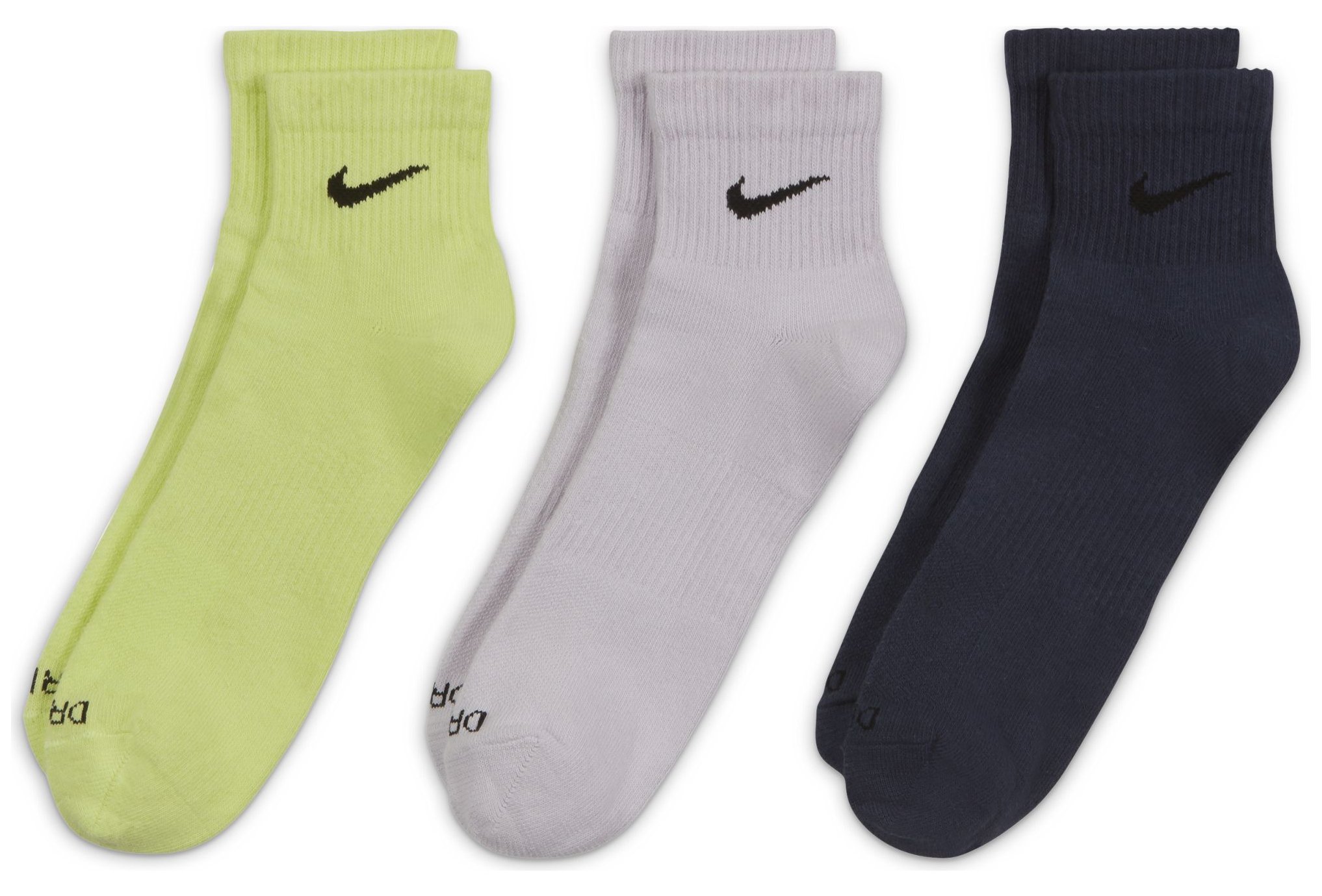 Nike 3 pares de calcetines Everyday Plus Lightweight Ankle