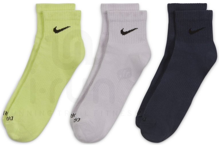Nike 3 paires Everyday Plus Lightweight Ankle 