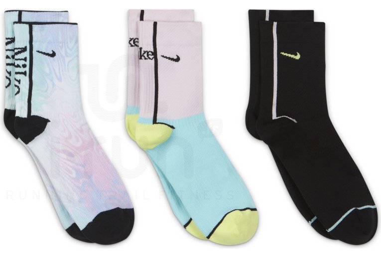 Nike 3 paires Everyday Plus Lightweight Ankle W 