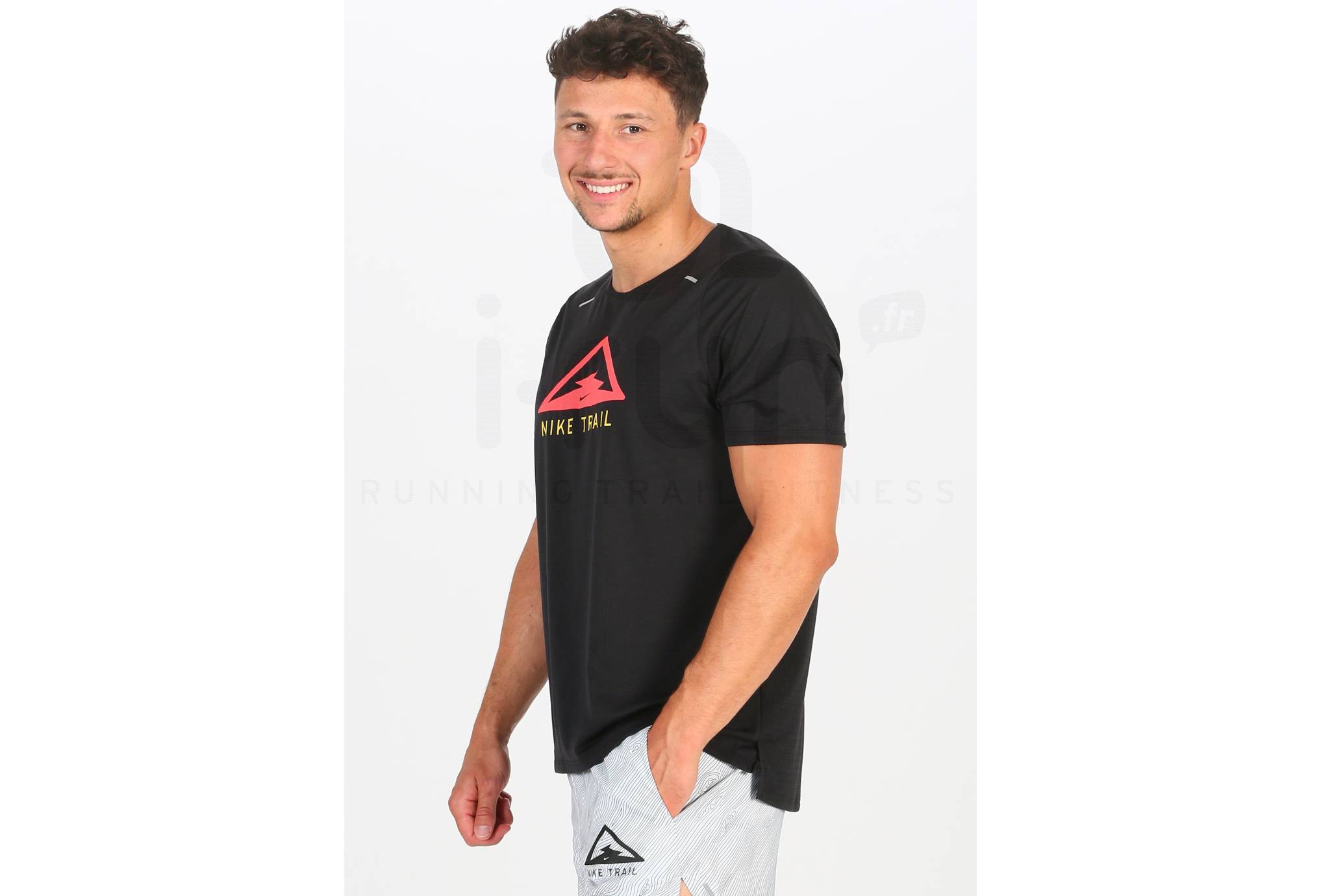 Nike camiseta manga corta Breathe Rise 365 Trail