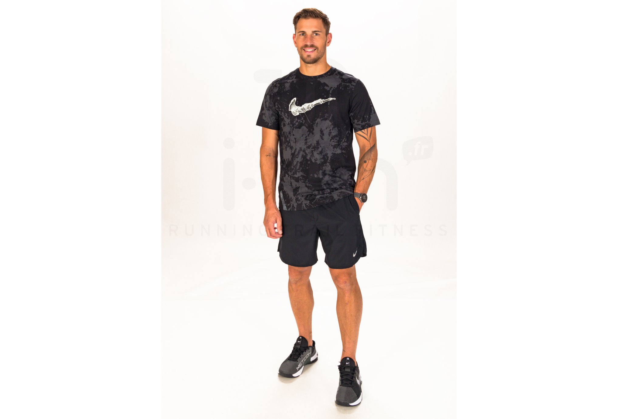 Nike camiseta manga corta Dri-Fit Run Division AOP