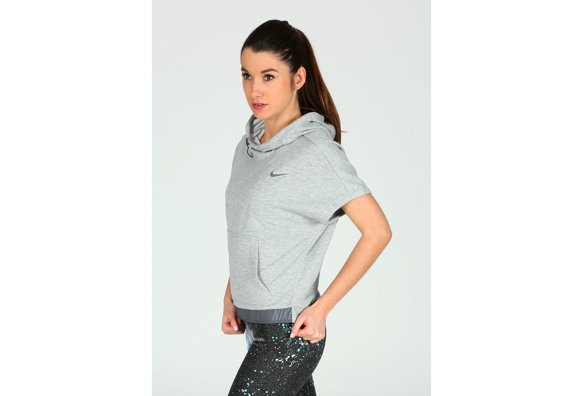 Nike Sudadera manga corta Dry Training Hoodie