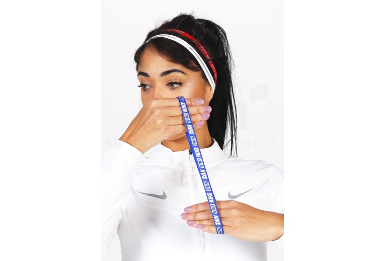 Nike Elastiques Hairband Metallic 2.0 x3 
