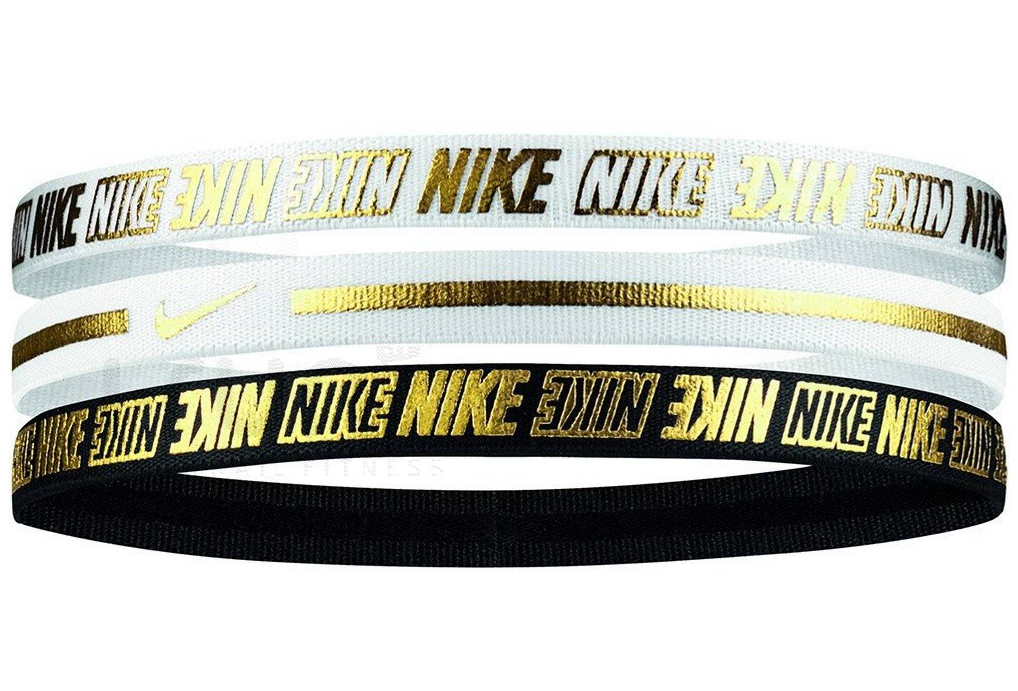 Nike Elastiques Hairband Metallic 2.0 x3