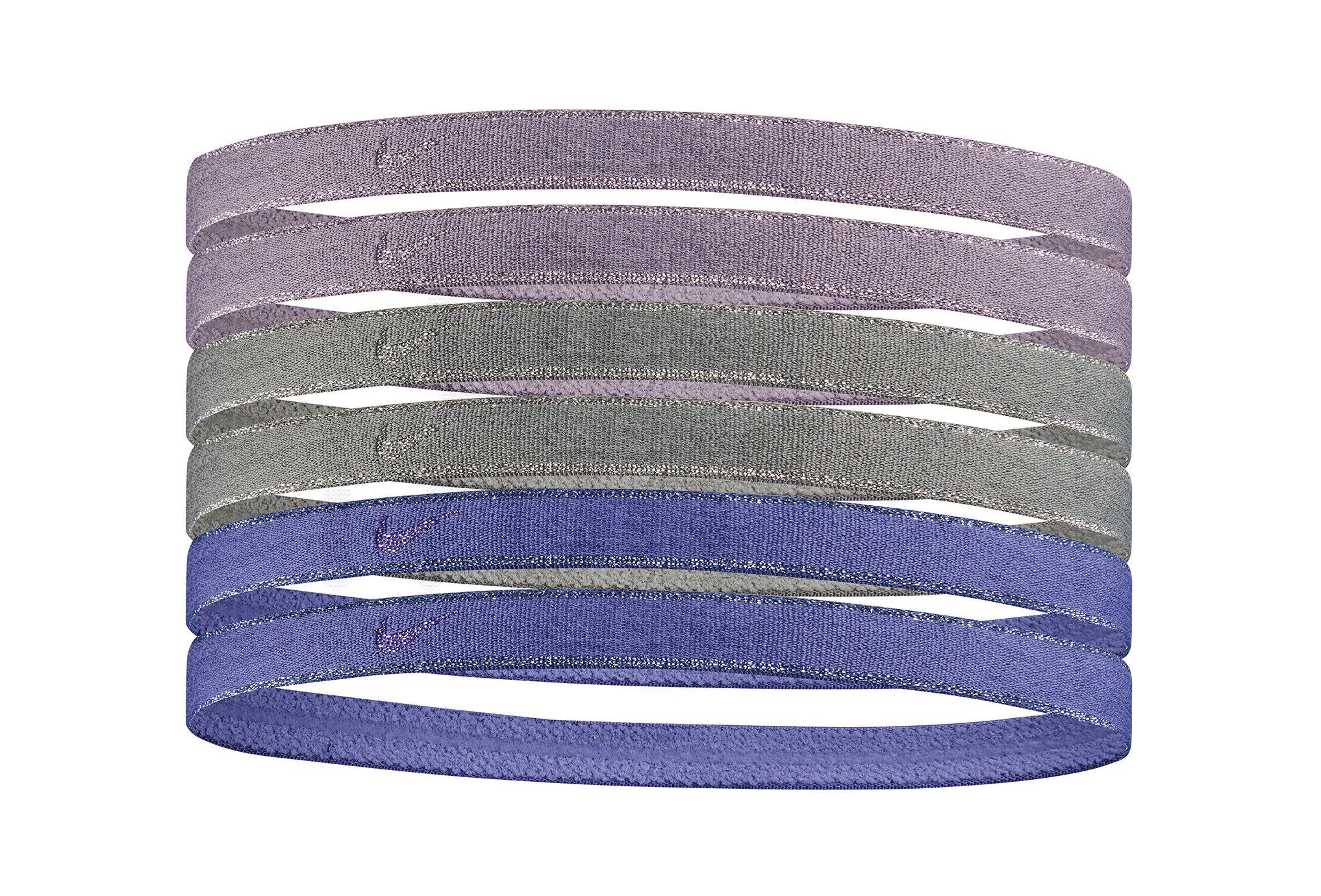 Nike Elastikb�nder Headbands Metallic x6
