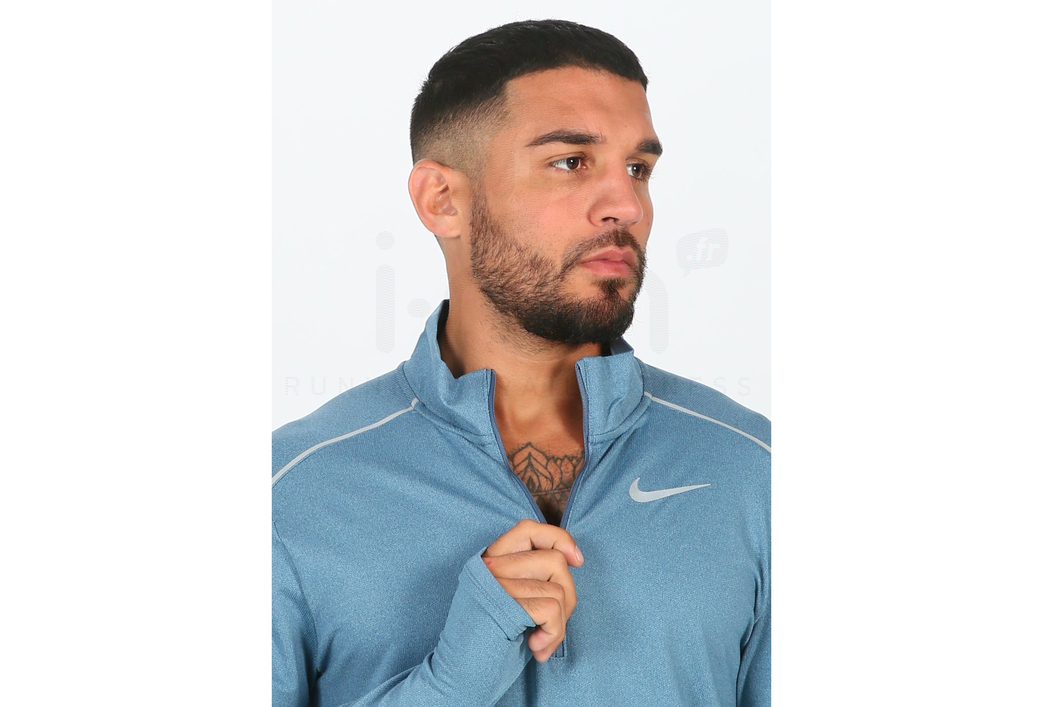 Nike camiseta manga larga Element Crew 3.0 1/2 Zip