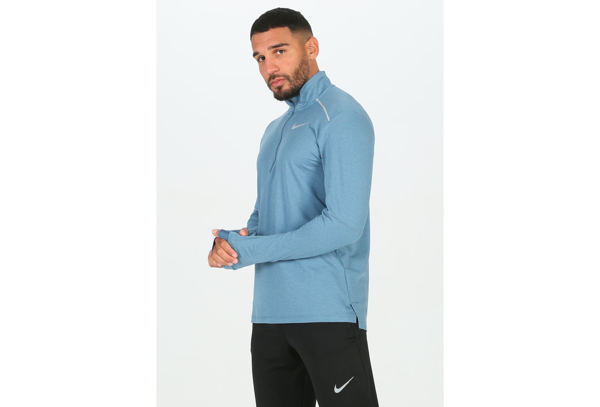Nike camiseta manga larga Element Crew 3.0 1/2 Zip