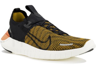 Nike free run flyknit homme jaune on sale