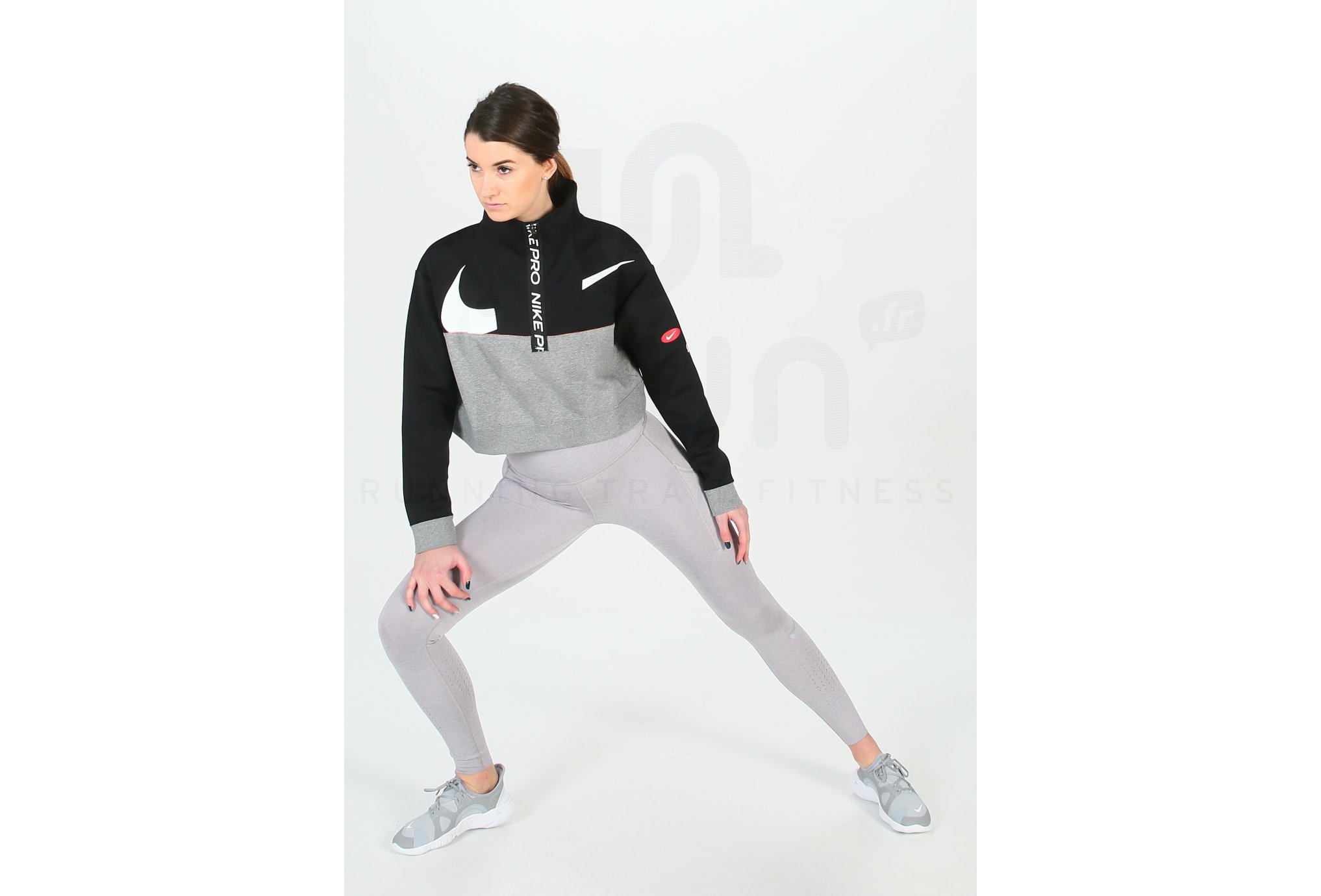 Nike camiseta manga larga Get Fit Icon Clash