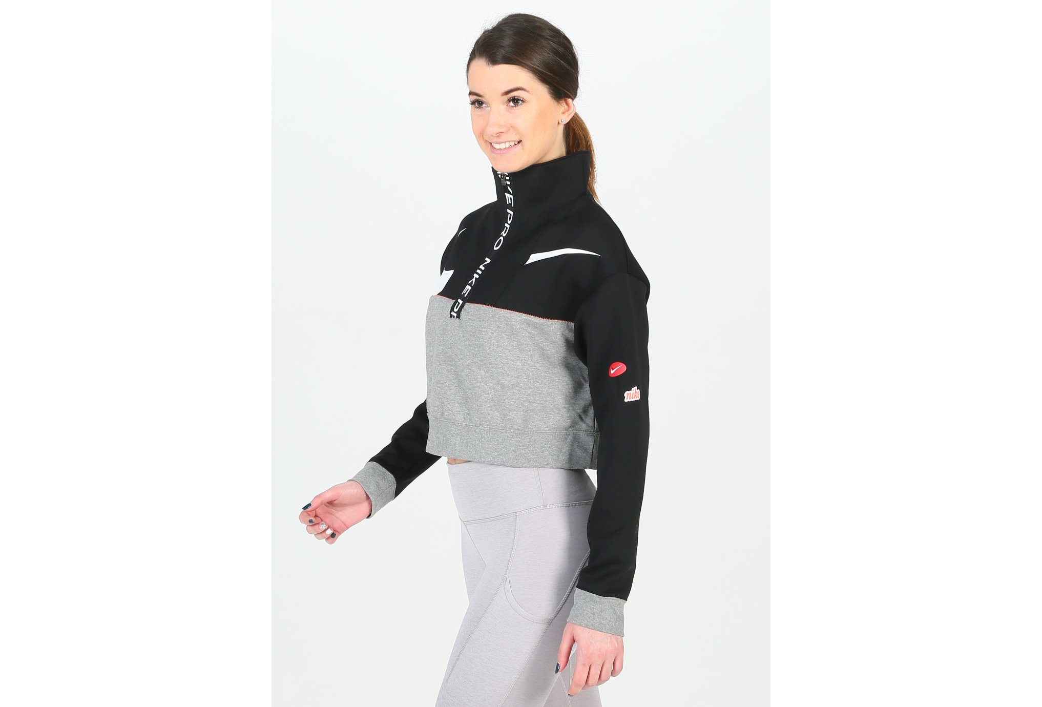 Nike camiseta manga larga Get Fit Icon Clash
