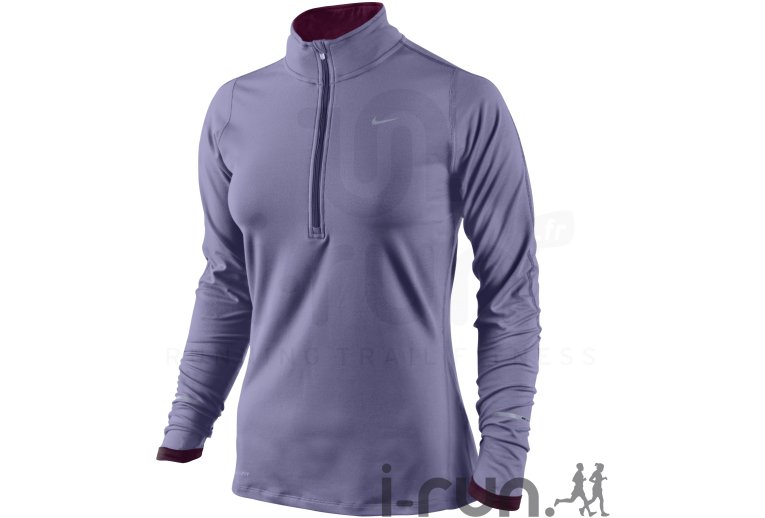 Nike Maillot Element 1/2 zip W 