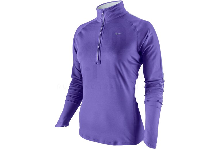 Nike Maillot Element 1/2 zip W 
