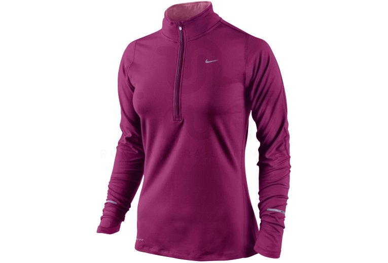 Nike Maillot Element 1/2 zip W 