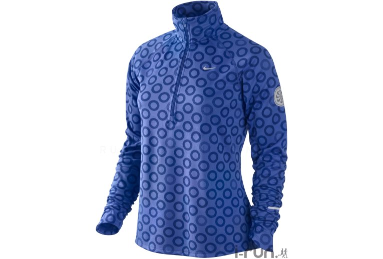 Nike Maillot Element Jacquard 1/2 zip W 