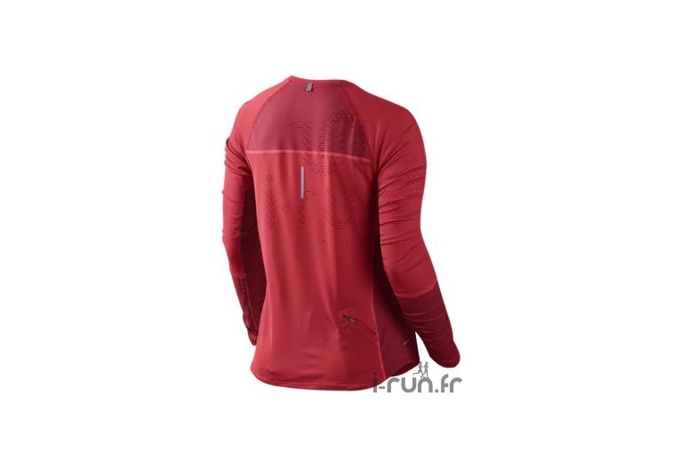 Nike Maillot Sphere Dry 1/2 zip L/S W 