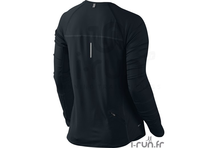 Nike Maillot Sphere Dry 1/2 zip L/S W 