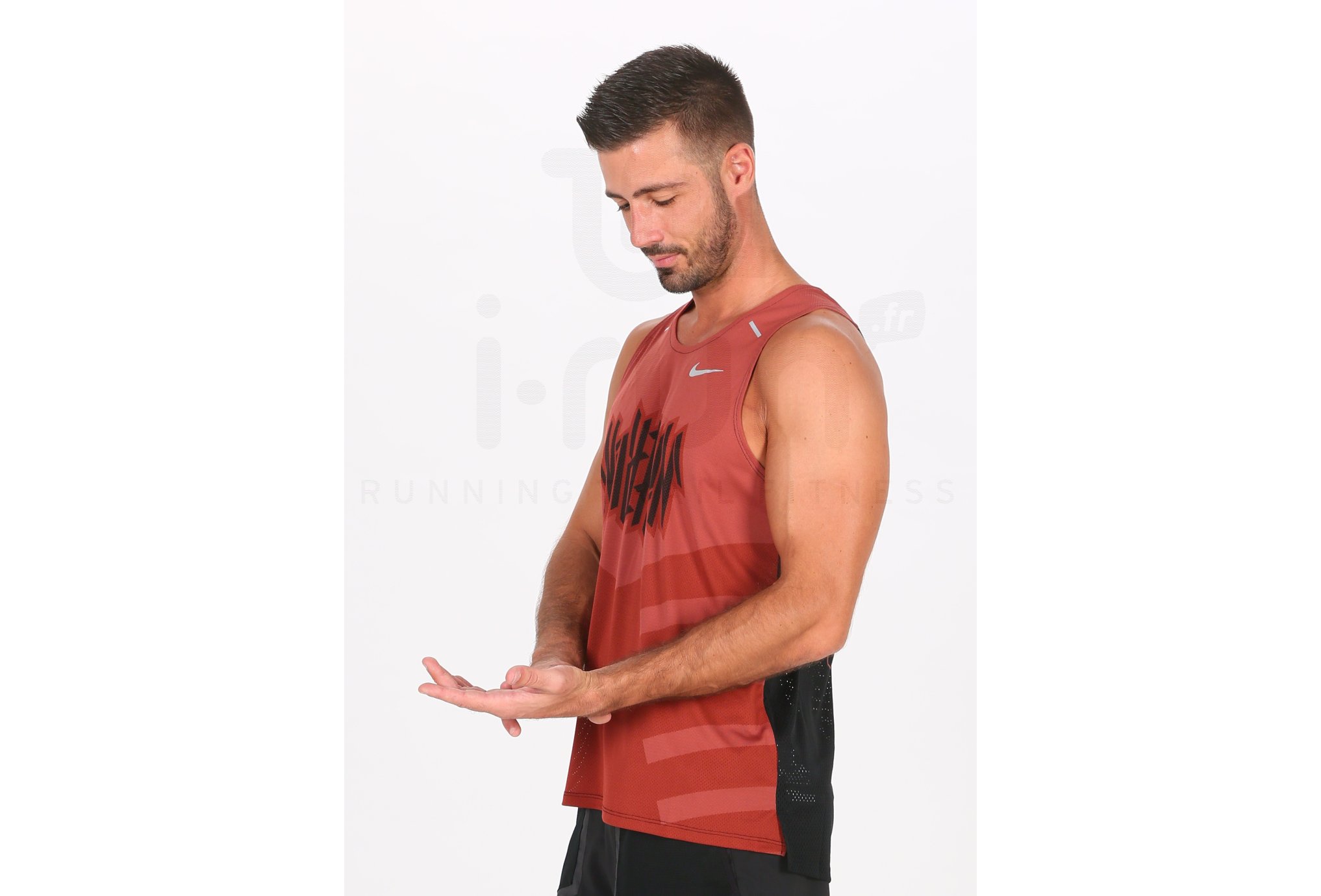 Nike camiseta de tirantes Rise 365 Wild Run