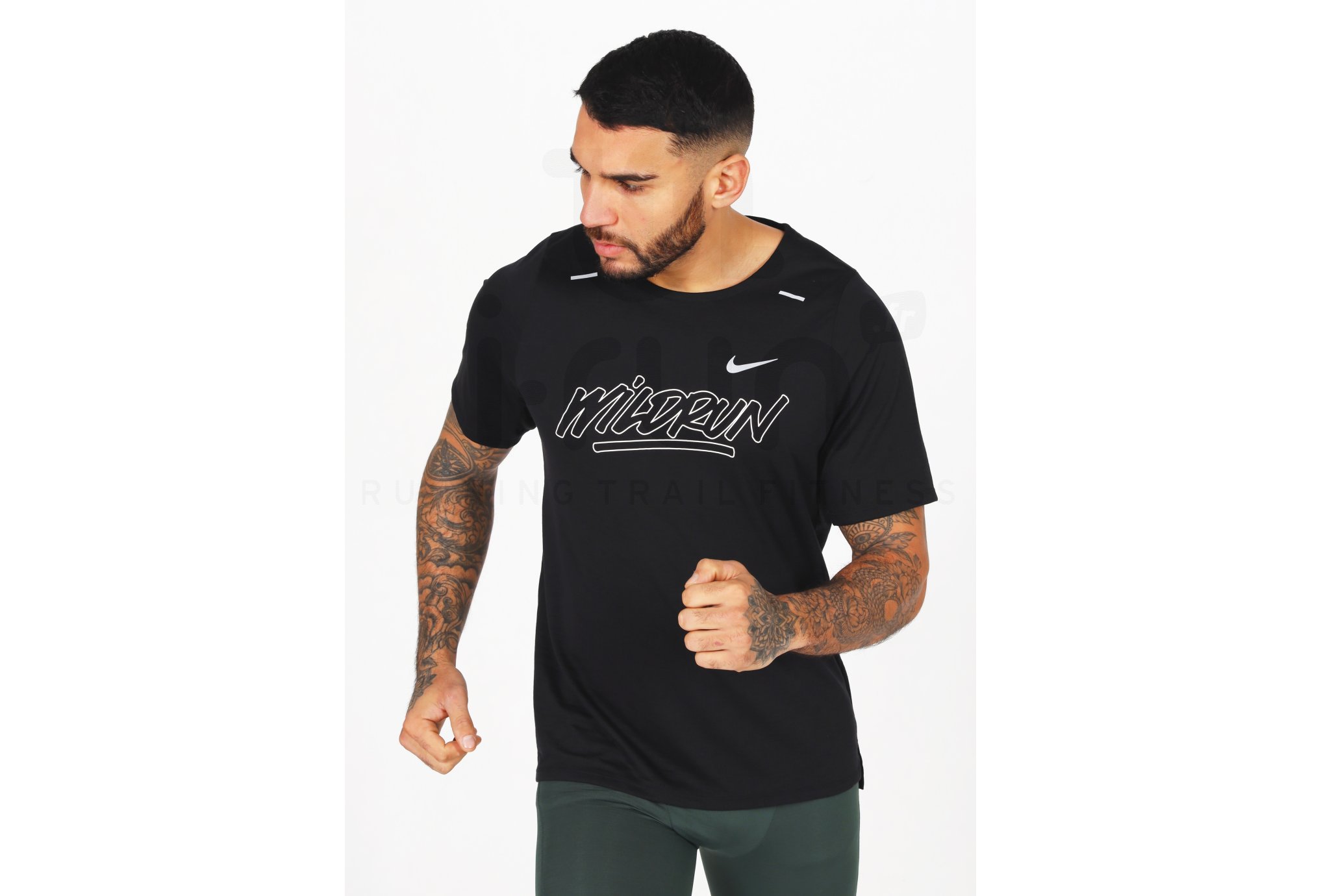 Nike camiseta manga corta Rise 365 Wild Run