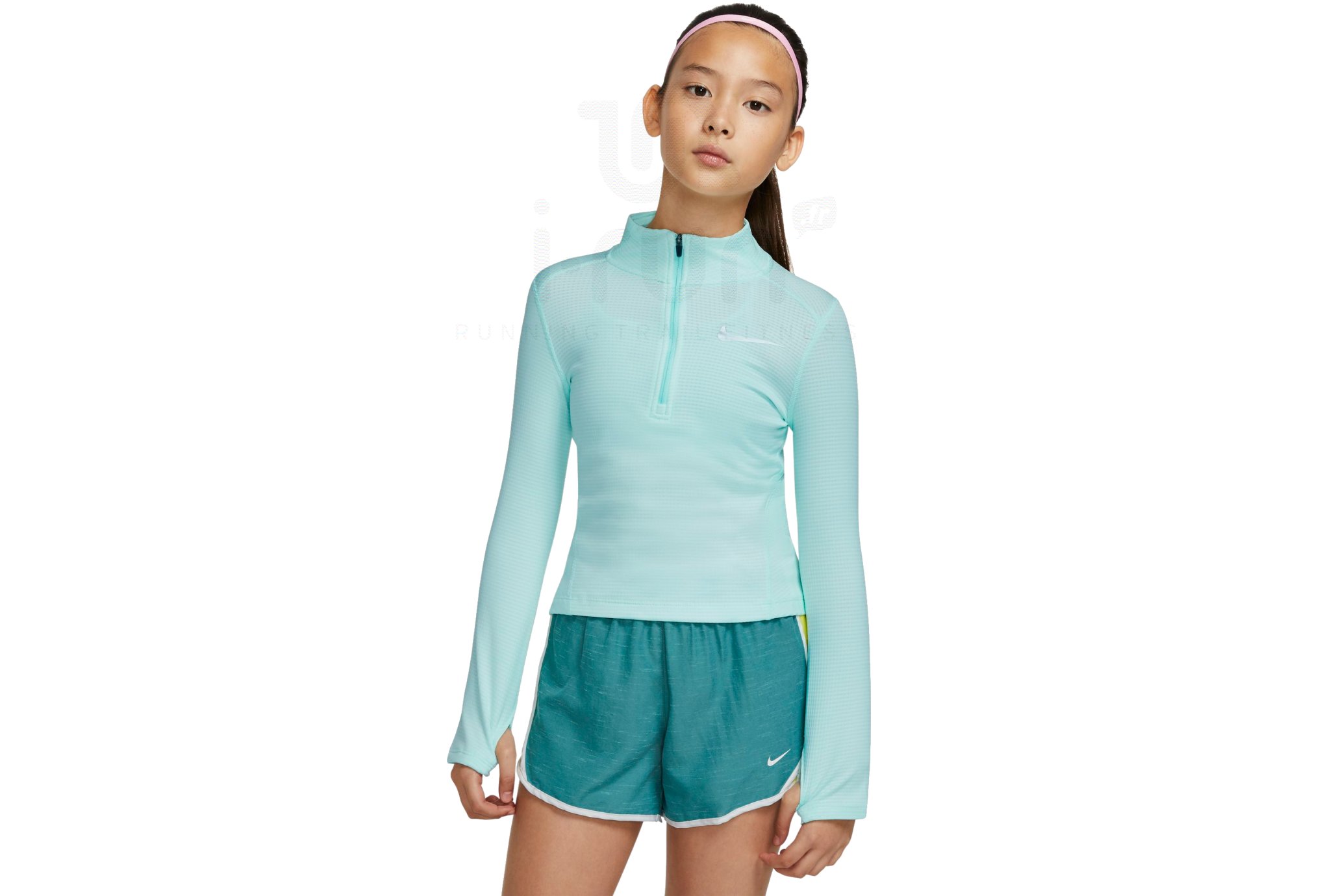Nike camiseta manga larga Run 1/2 zip
