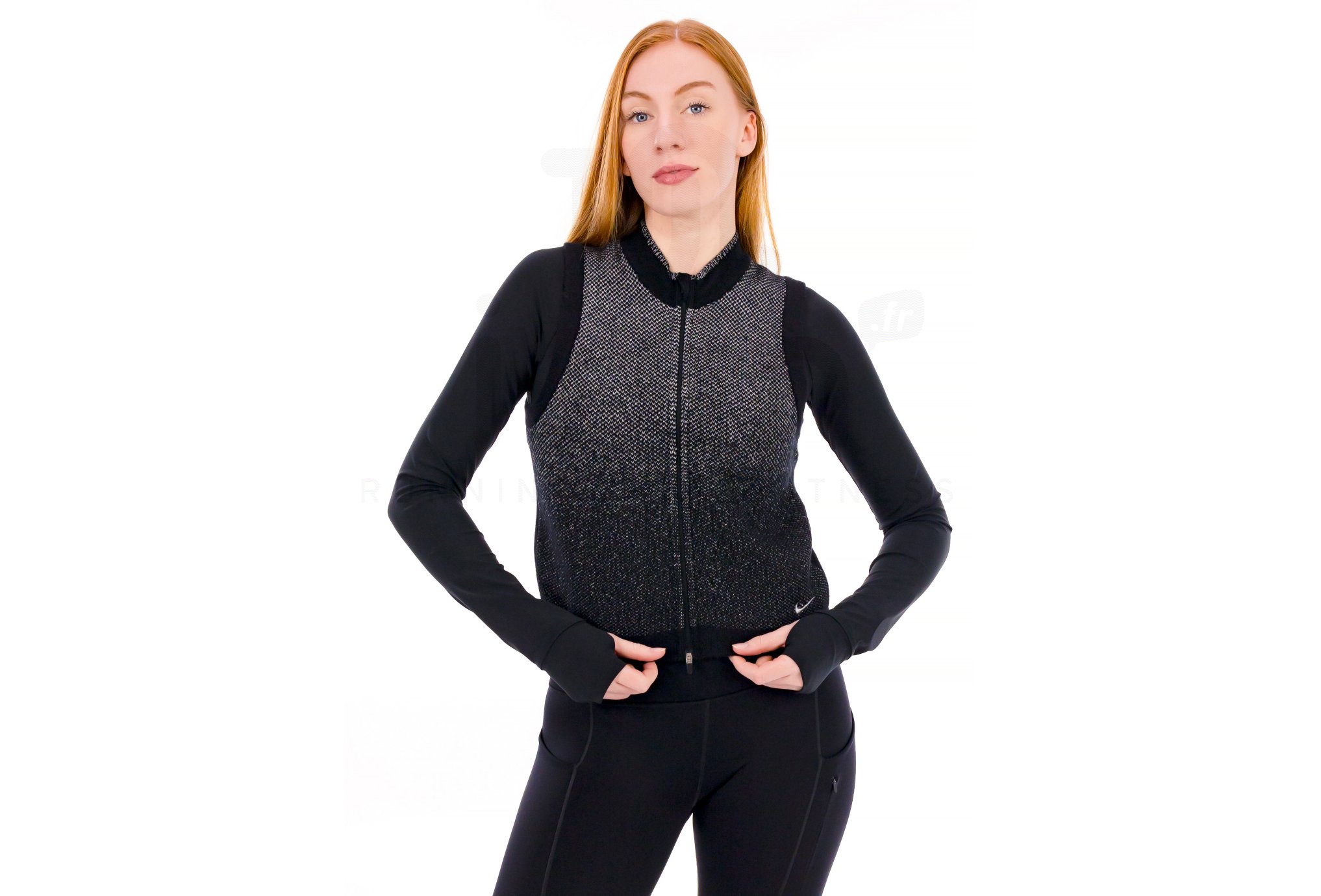 Veste Nike Running Division - Noir - pour Femme - taille M