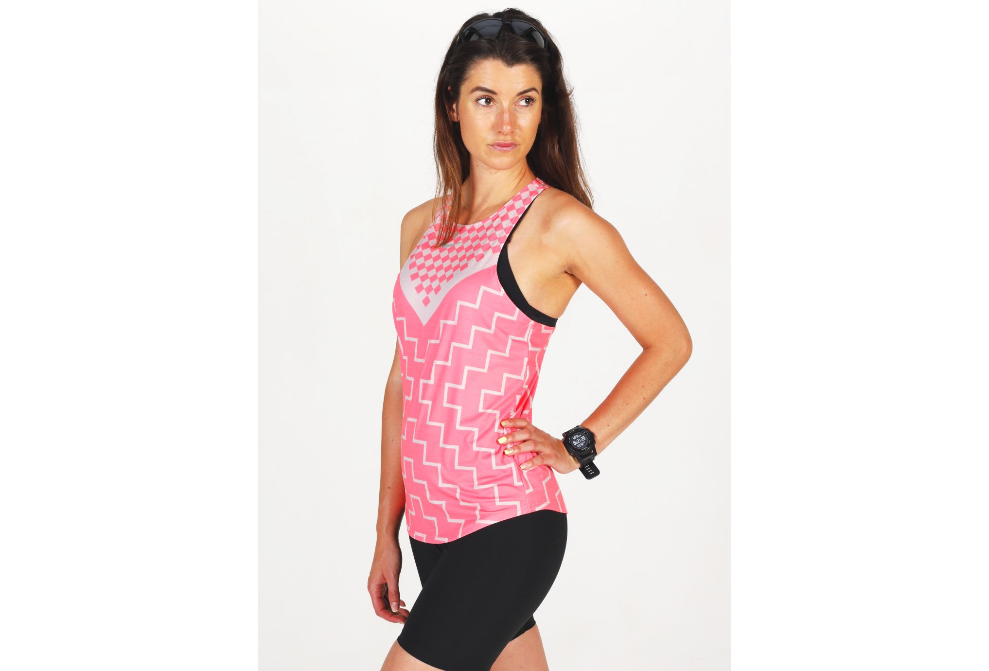 Nike camiseta de tirantes Runway Geo