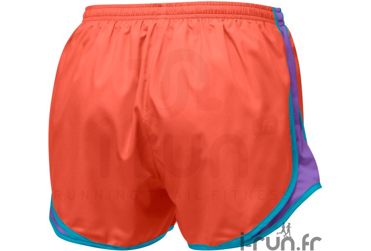 Nike Short Tempo Femme orange 