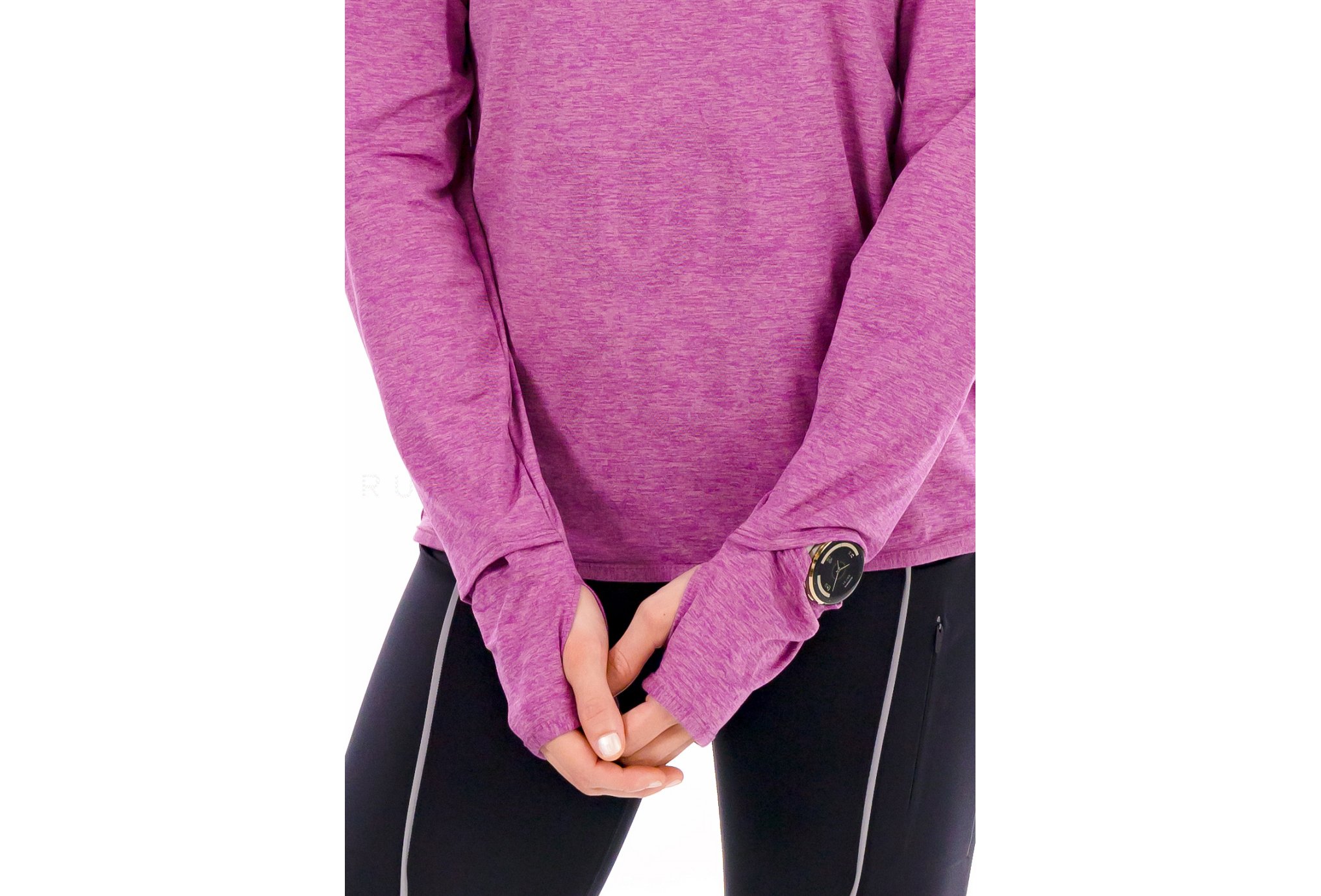 Nike camiseta manga larga Swift Element UV 1/2 zip